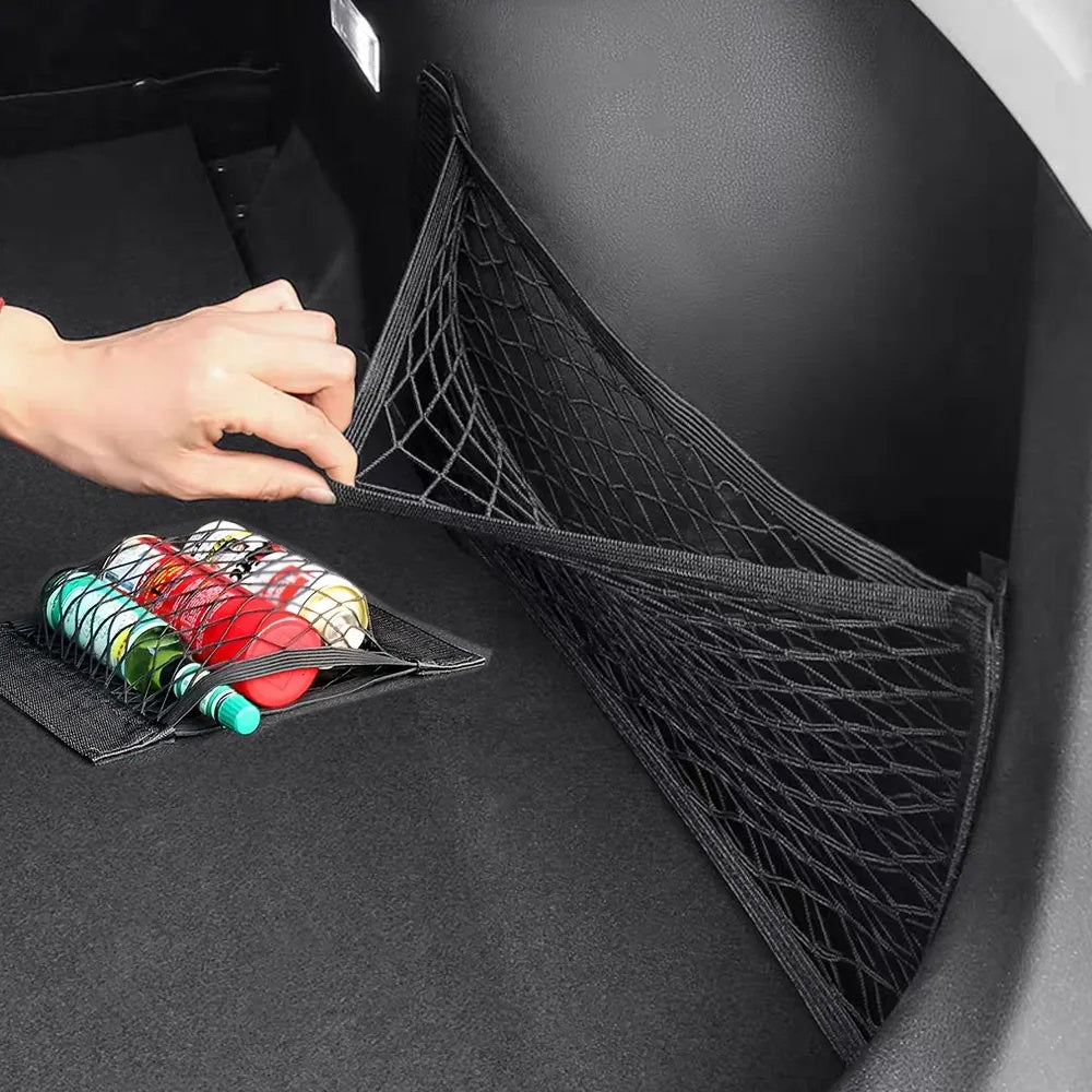 Car Seat Back Organizer Net – Keep Your Car Neat & Secure