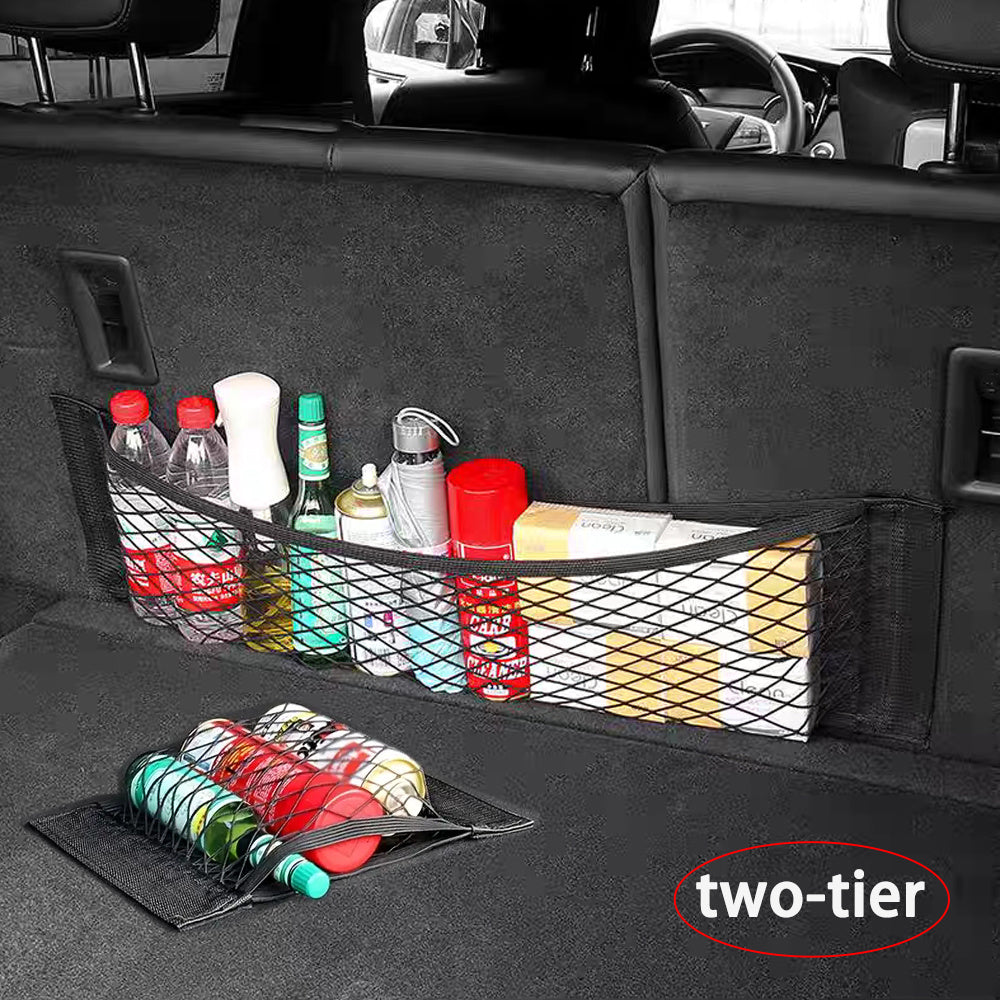 Car Seat Back Organizer Net – Keep Your Car Neat & Secure