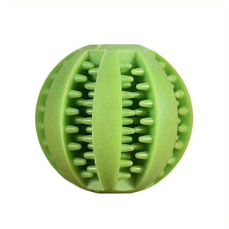 Balle interactive pour chien – Mâcher, jouer et nettoyer les dents