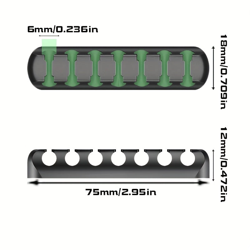 Silicone Cable Organizer – Keep Your Cables Neat & Tangle-Free