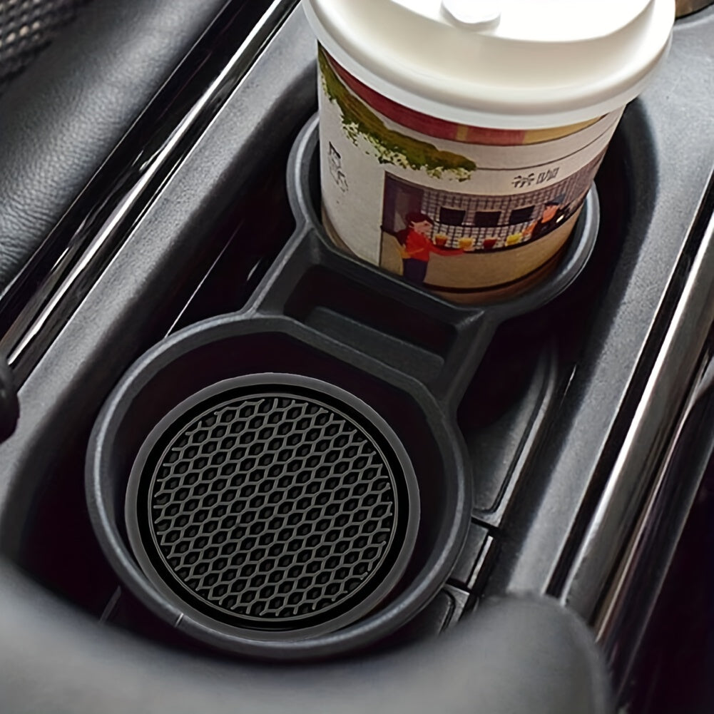 Non-Slip Car Cup Holder Coasters – Keep Your Car Clean 2PCS