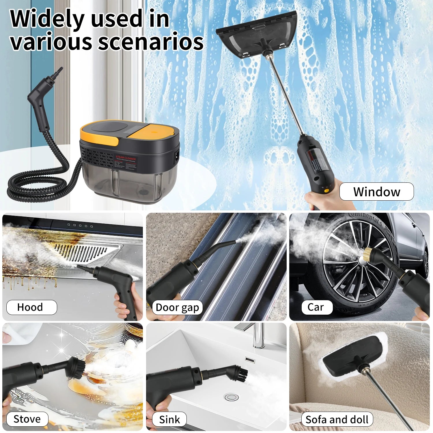 High-Pressure Steam Cleaner – Deep Cleaning & Sanitizing for Home Surfaces