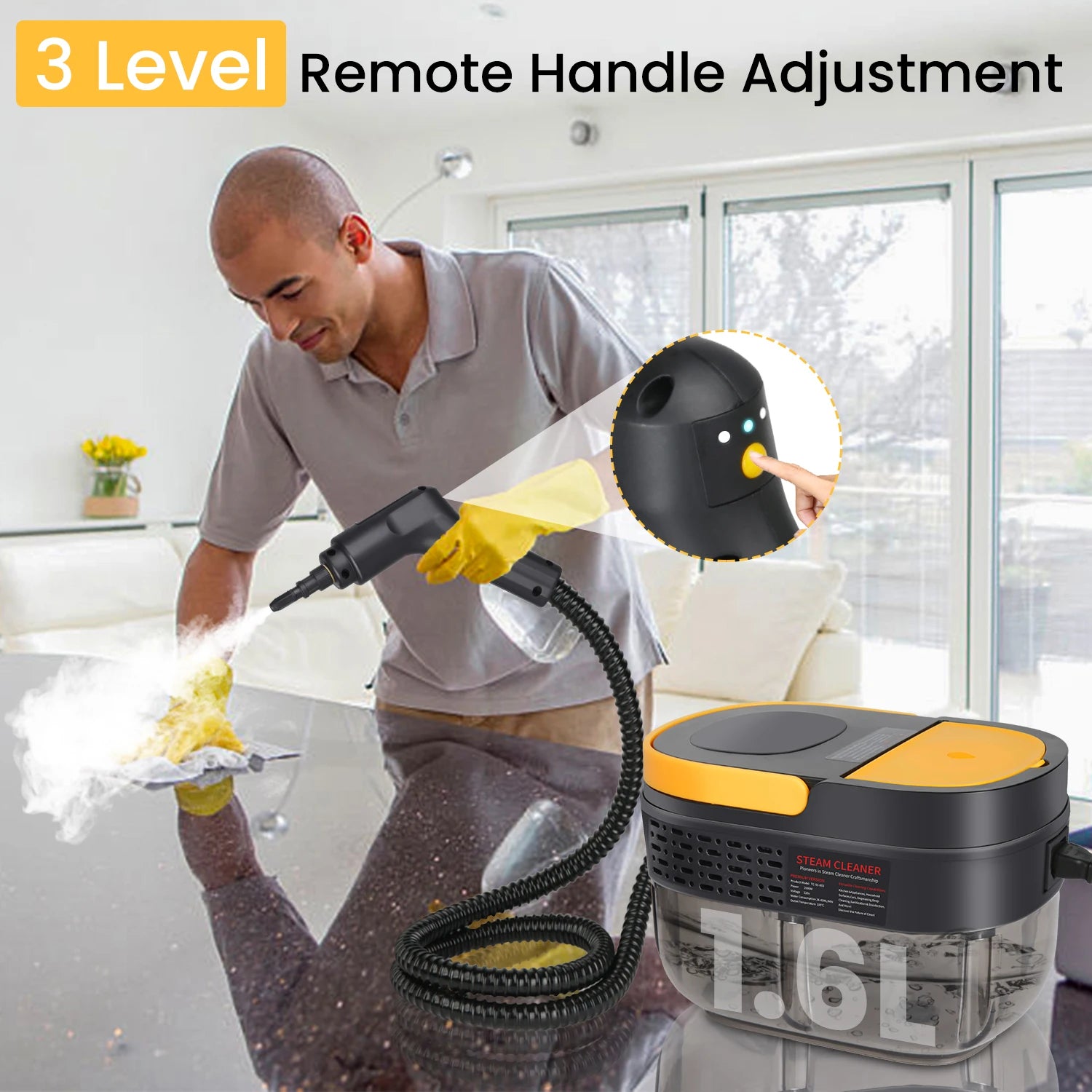 High-Pressure Steam Cleaner – Deep Cleaning & Sanitizing for Home Surfaces