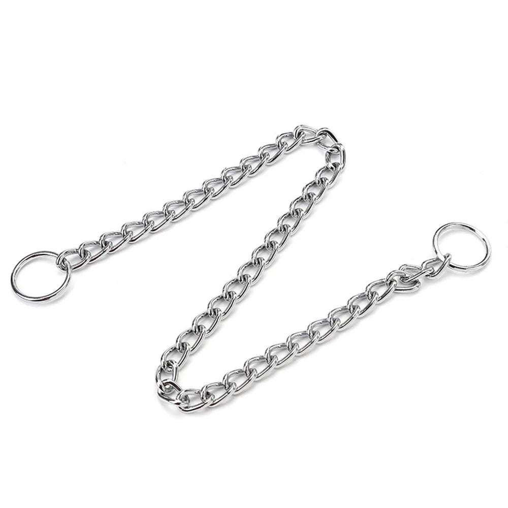 Stainless Steel Dog Training Chain Collar