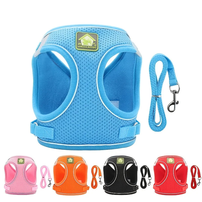 Breathable Mesh Reflective Dog Harness