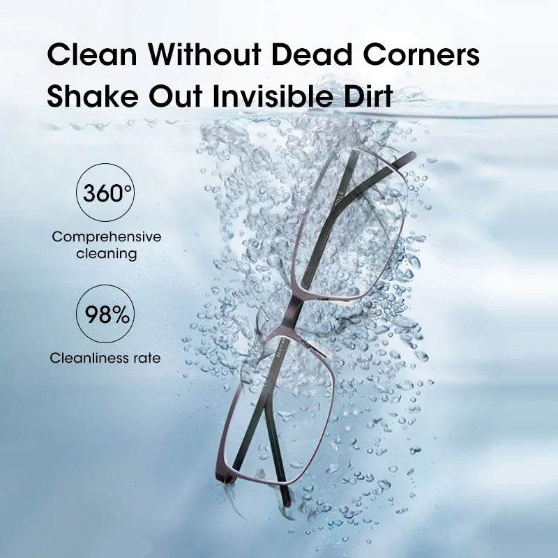 Ultrasonic Cleaner 500ML – Deep Cleaning for Glasses, Jewelry & More