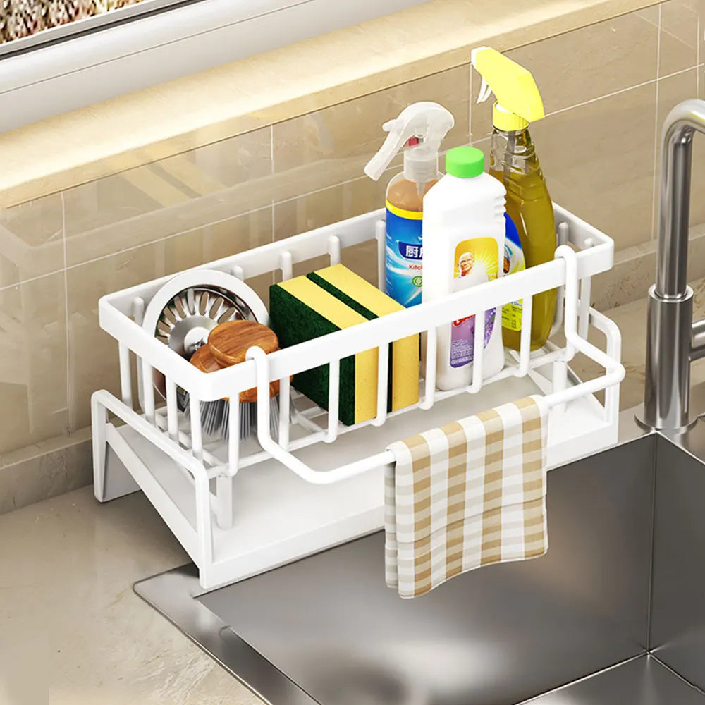 Kitchen Sink Faucet Organizer Rack