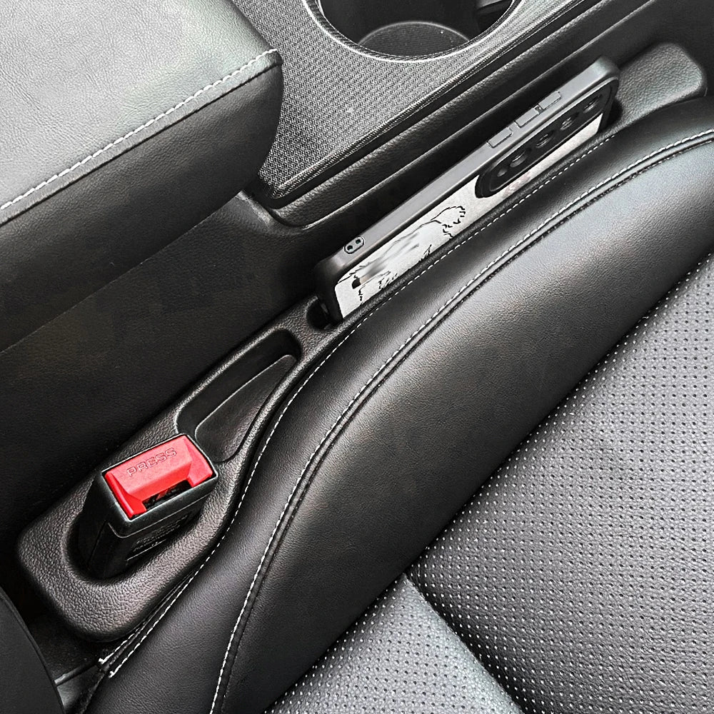 Black Car Seat Gap Filler 2PCS