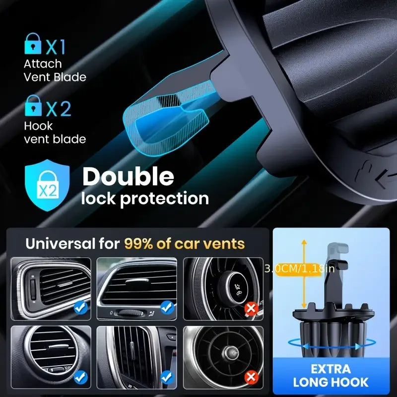 Foldable 360° Car Phone Holder