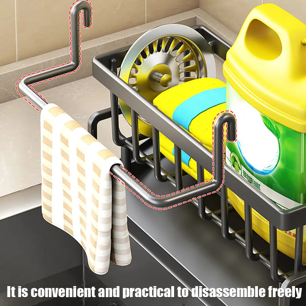 Kitchen Sink Faucet Organizer Rack