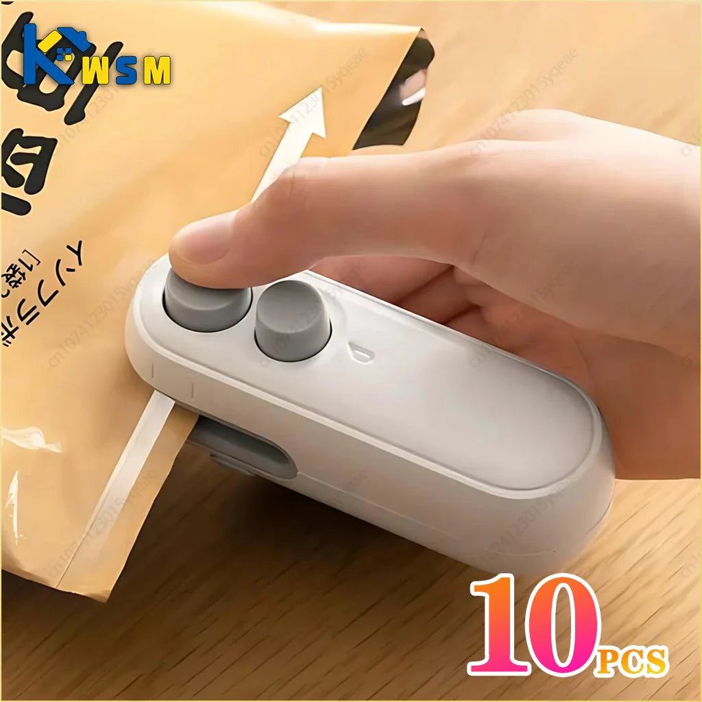Mini Bag Sealer – 2-in-1 Heat Sealer for Fresh & Crispy Food