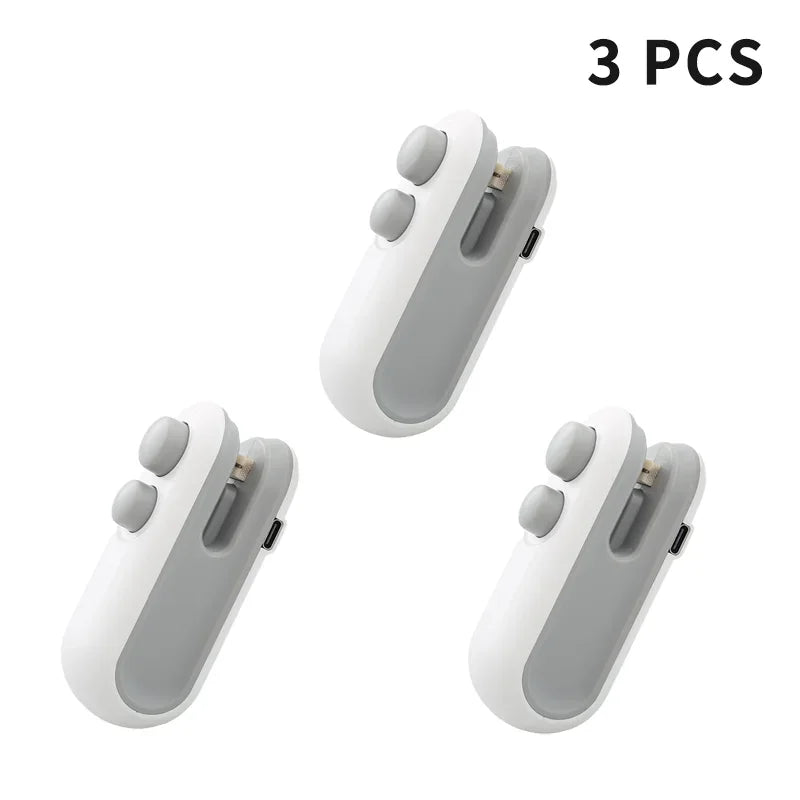 Mini Bag Sealer – 2-in-1 Heat Sealer for Fresh & Crispy Food