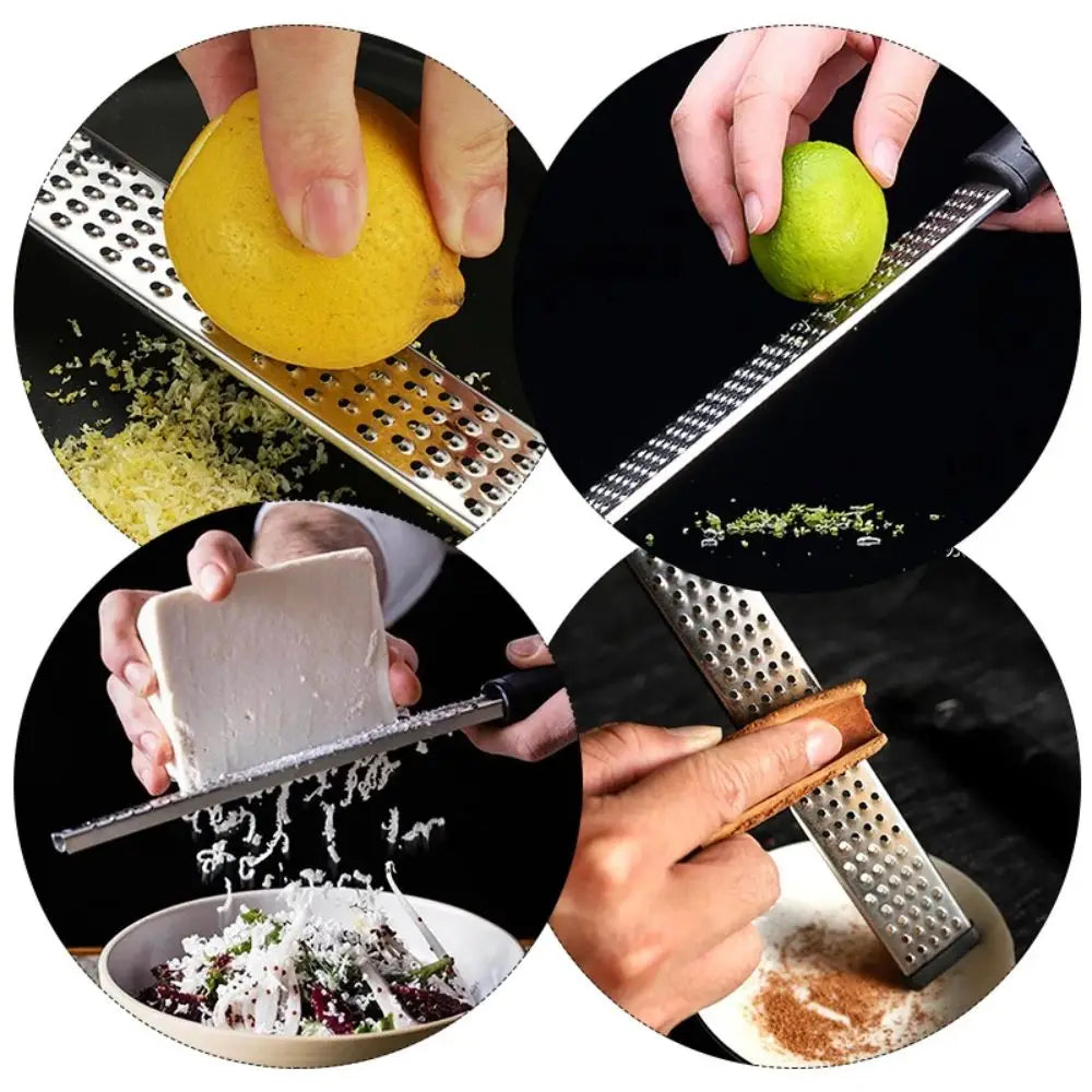 Stainless Steel Lemon Zester & Cheese Grater