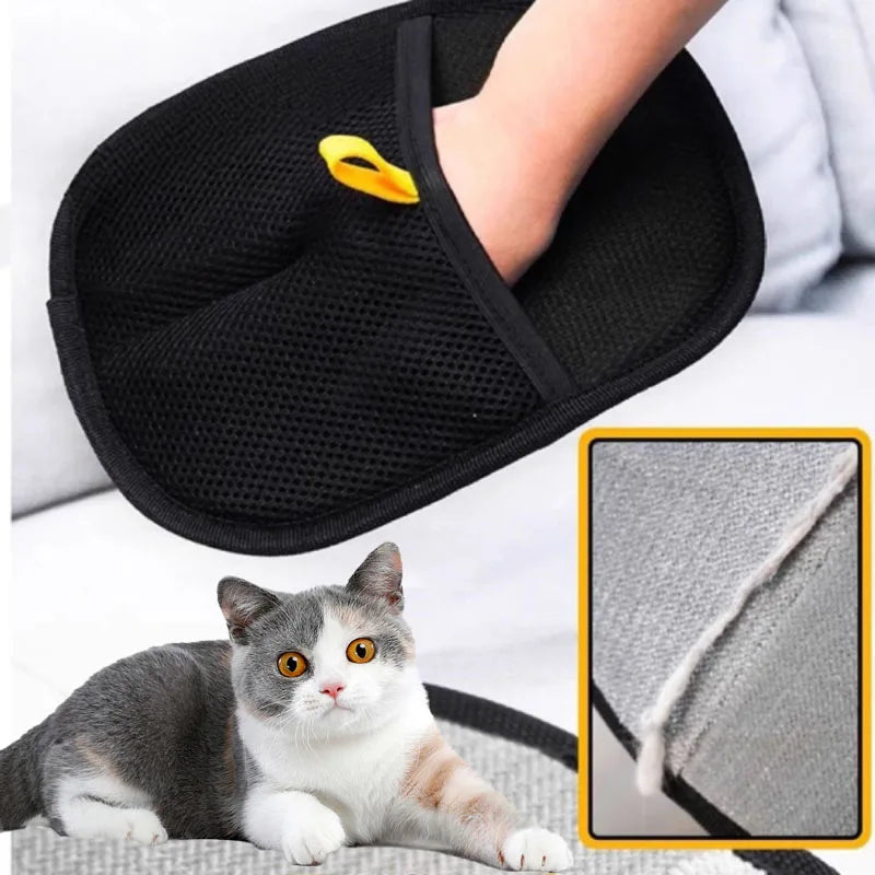 Pet Grooming Gloves Pet Hair Remover Brush