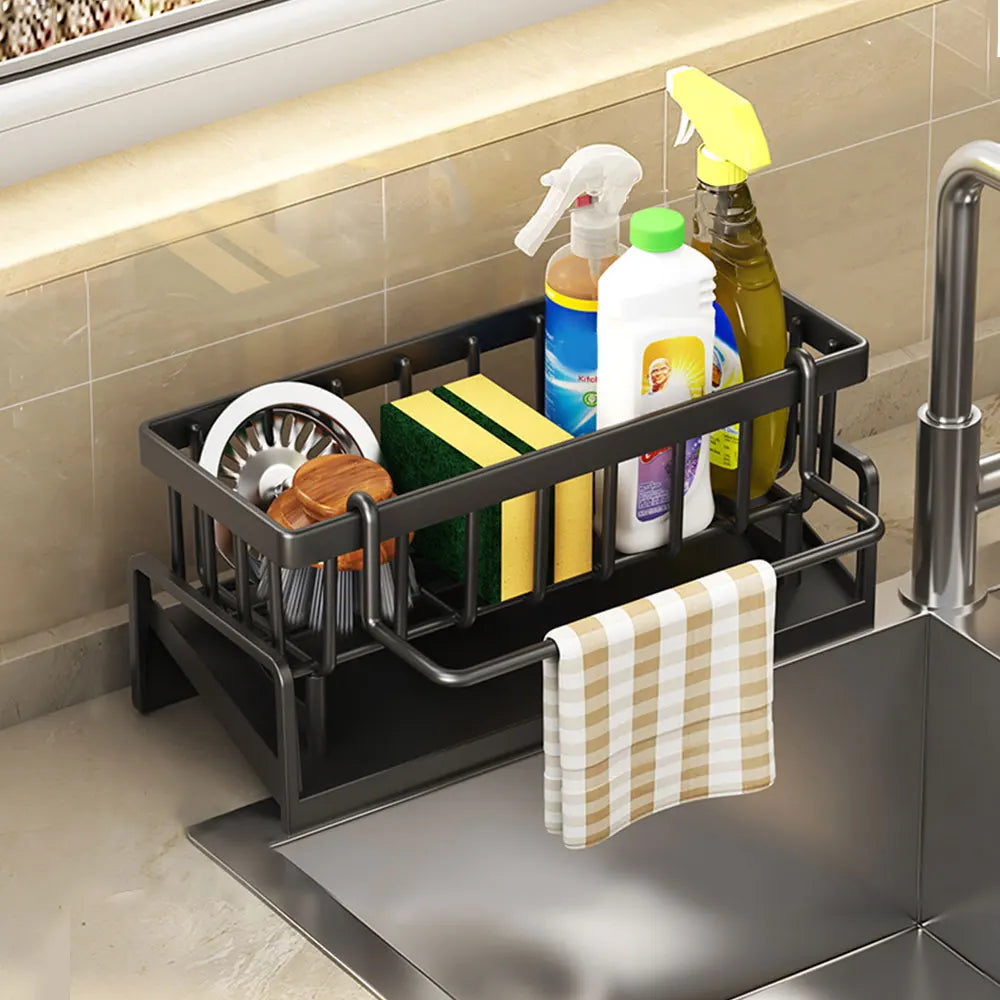 Kitchen Sink Faucet Organizer Rack