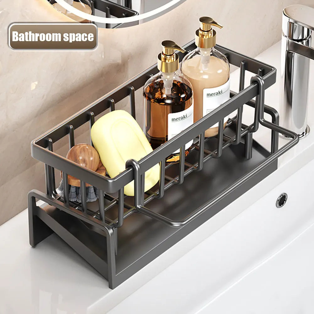 Kitchen Sink Faucet Organizer Rack