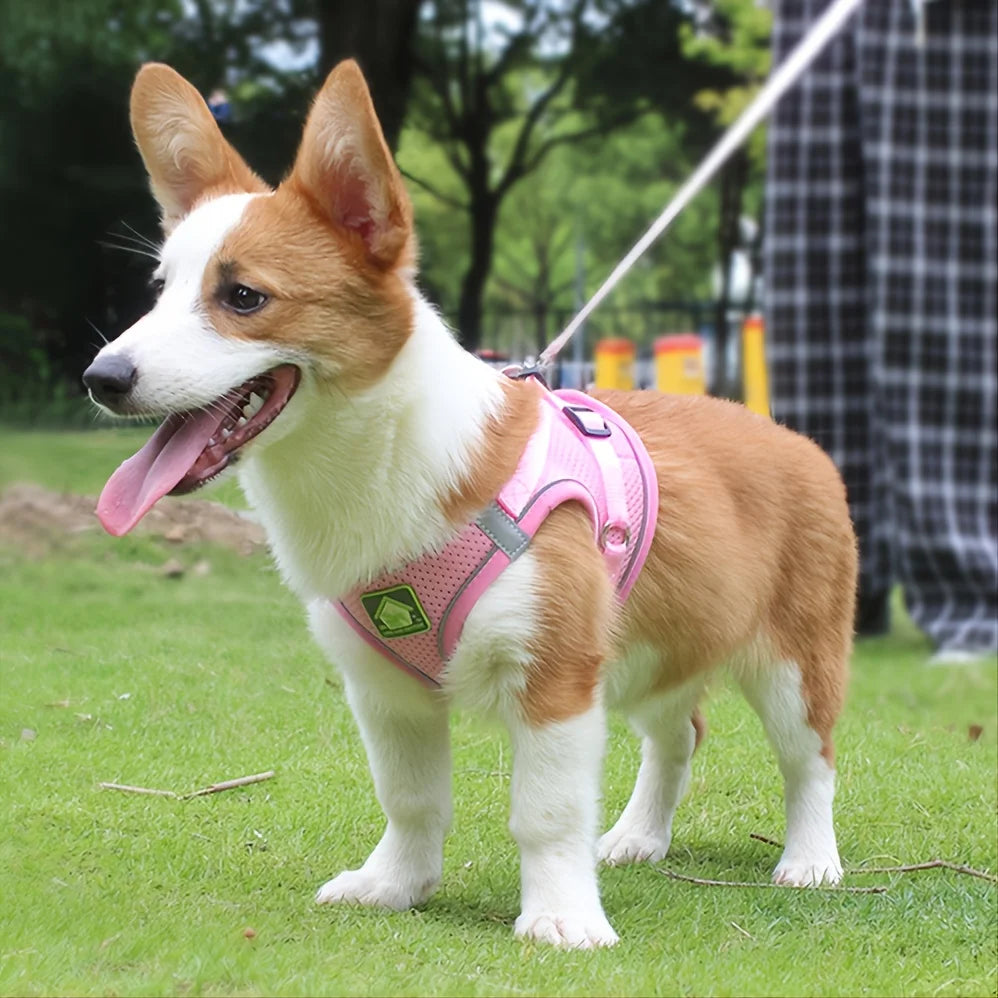 Breathable Mesh Reflective Dog Harness