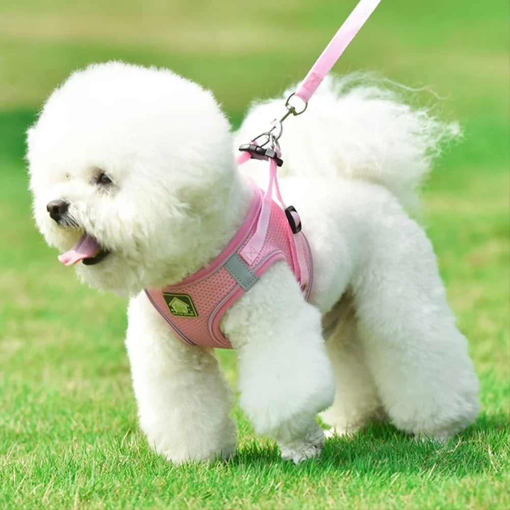 Breathable Mesh Reflective Dog Harness