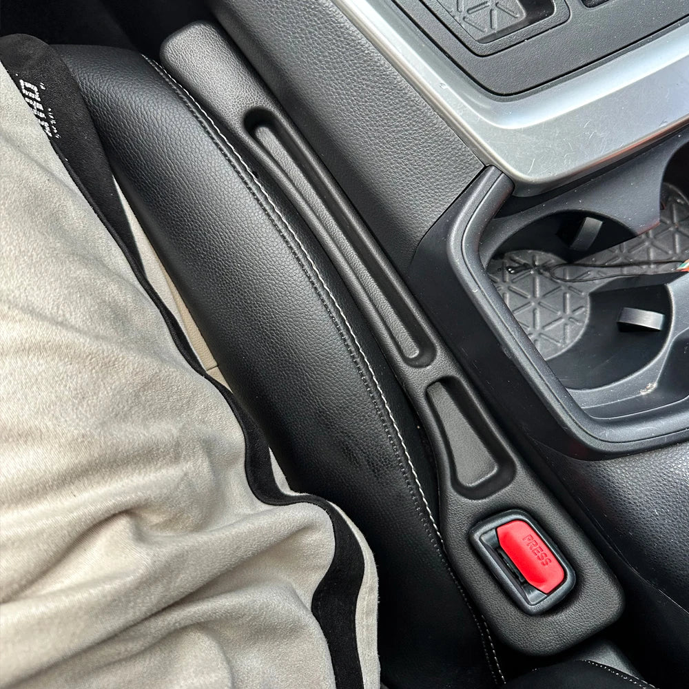 Black Car Seat Gap Filler 2PCS