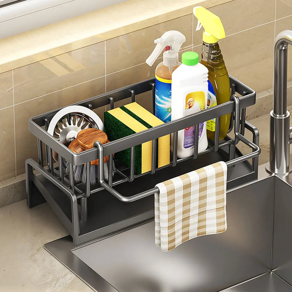 Kitchen Sink Faucet Organizer Rack