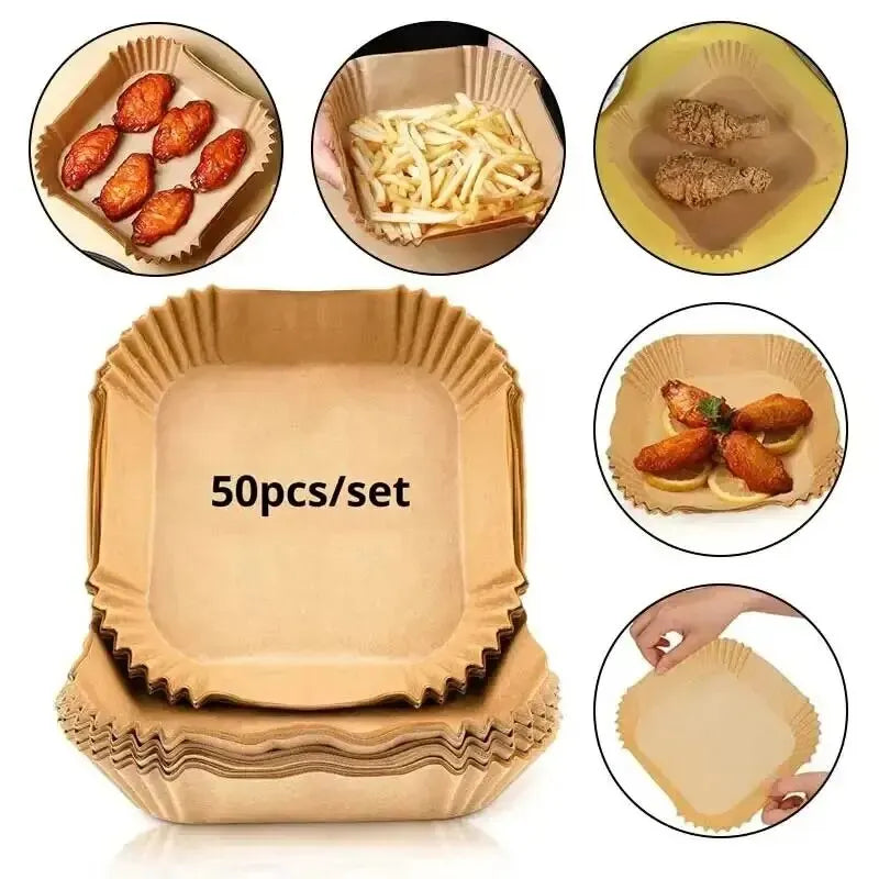 Disposable Air Fryer Paper Liners (50pcs)