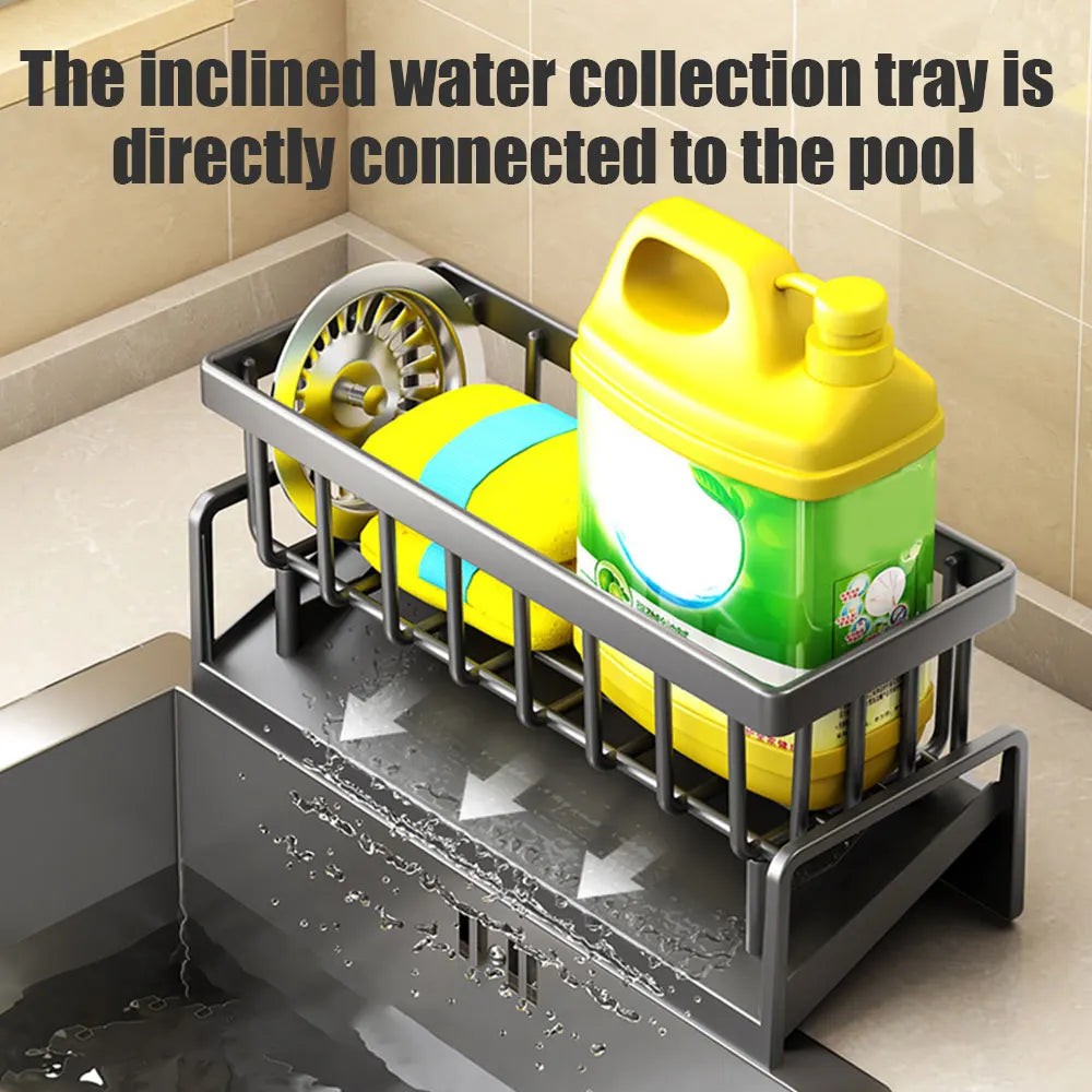 Kitchen Sink Faucet Organizer Rack