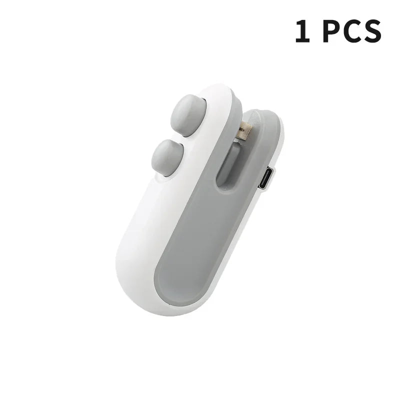 Mini Bag Sealer – 2-in-1 Heat Sealer for Fresh & Crispy Food