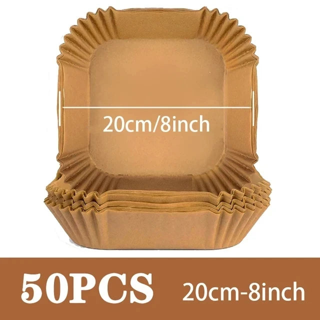 Disposable Air Fryer Paper Liners (50pcs)