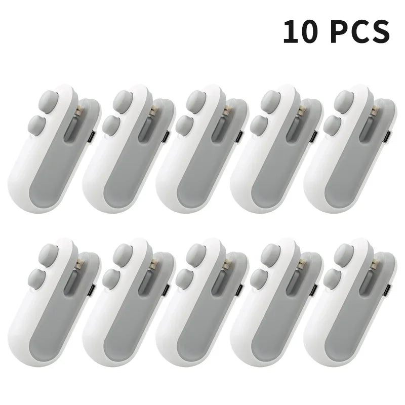 Mini Bag Sealer – 2-in-1 Heat Sealer for Fresh & Crispy Food