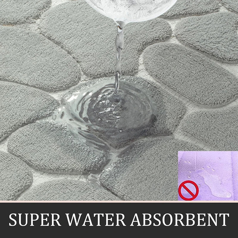 Super Absorbent Non-Slip Bath Mat (1–3 PCS Set)