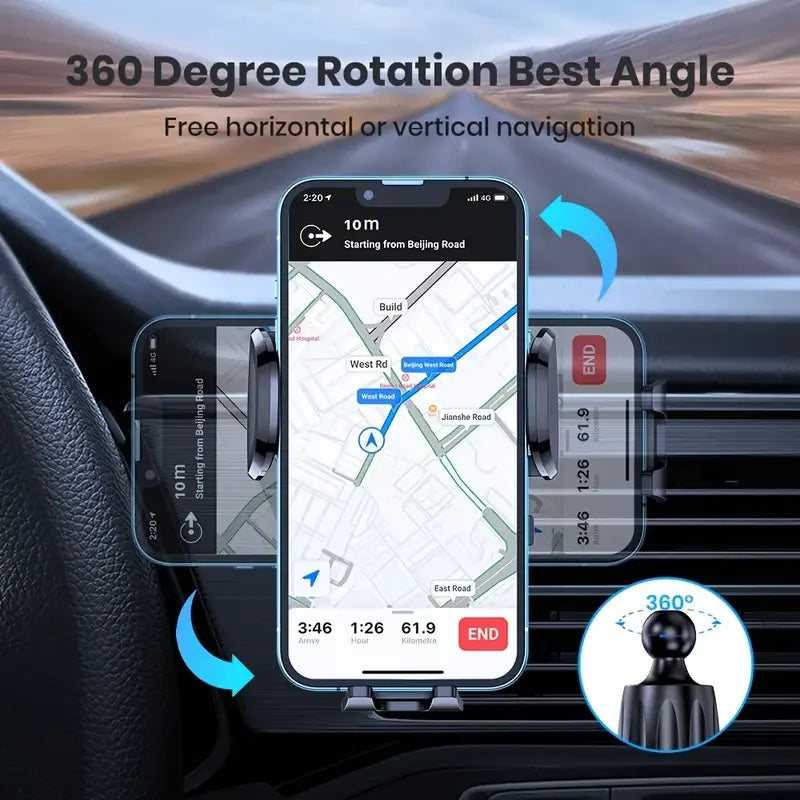 Foldable 360° Car Phone Holder