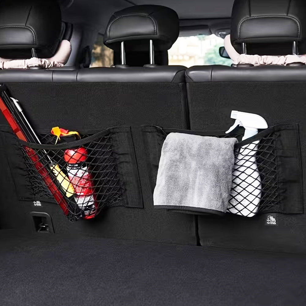 Car Seat Back Organizer Net – Keep Your Car Neat & Secure
