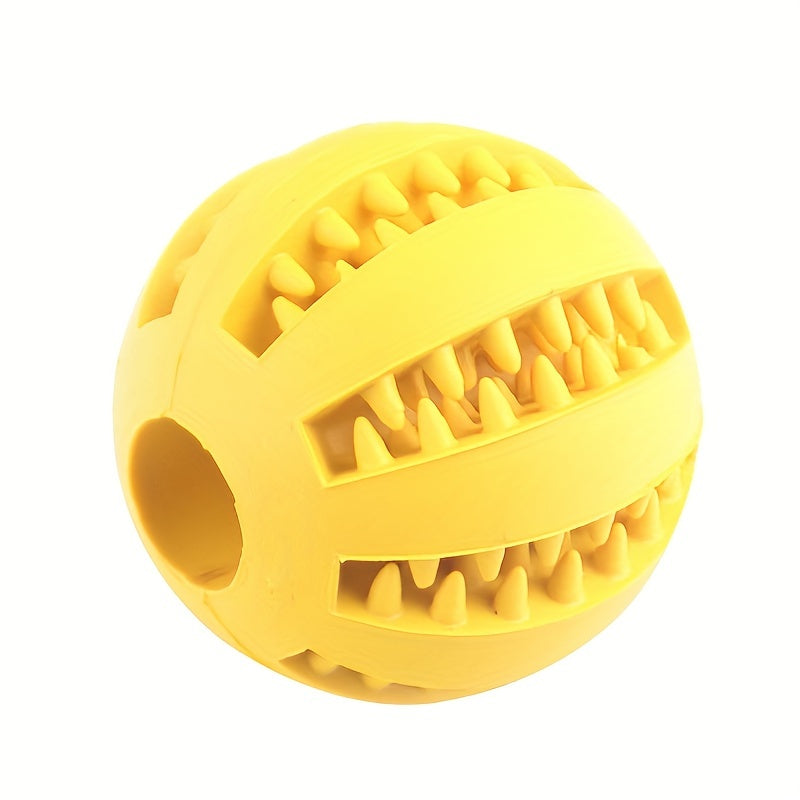 Interactive Dog Toy Ball – Chew, Play & Teeth Cleaning