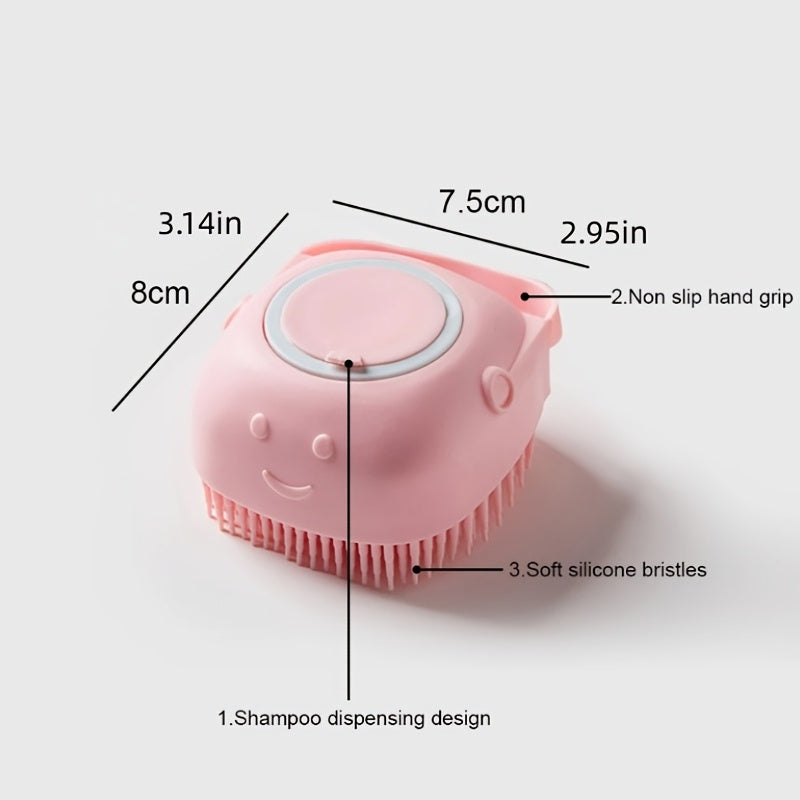 Soft Pet Bath Brush – Gentle Cleaning & Massage Tool