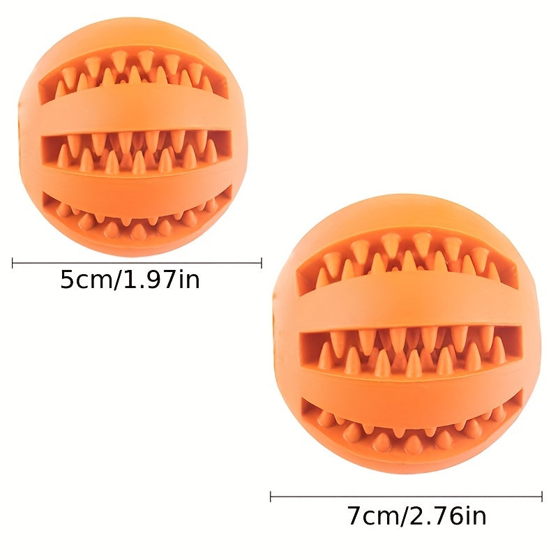 Balle interactive pour chien – Mâcher, jouer et nettoyer les dents