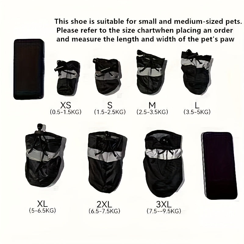 Waterproof Dog Shoes (4 PCS) – Protect & Keep Paws Dry