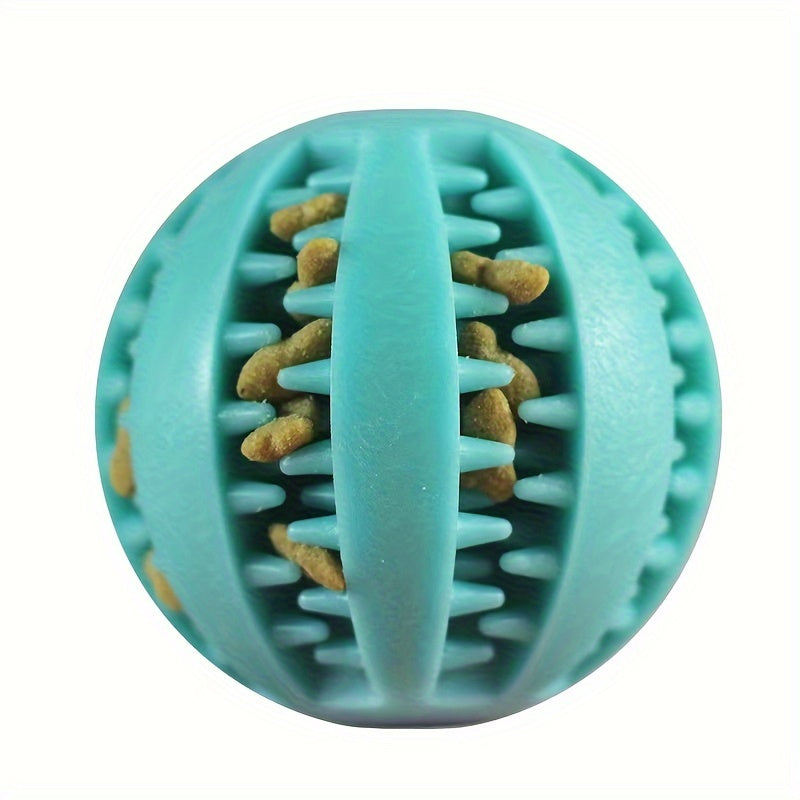 Interactive Dog Toy Ball – Chew, Play & Teeth Cleaning
